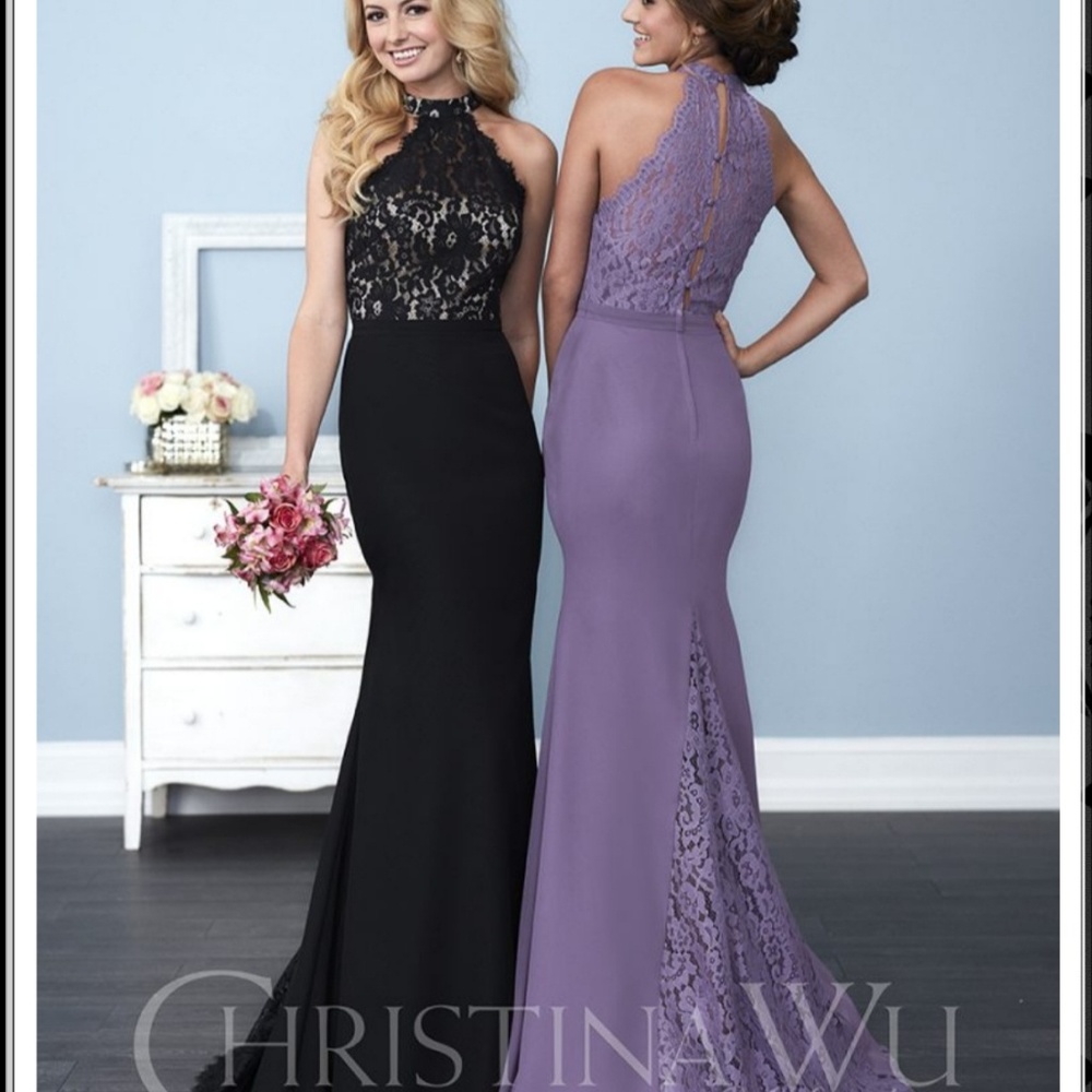 Gorgeous Christina Wu dress in blush - Picture 5 of 5